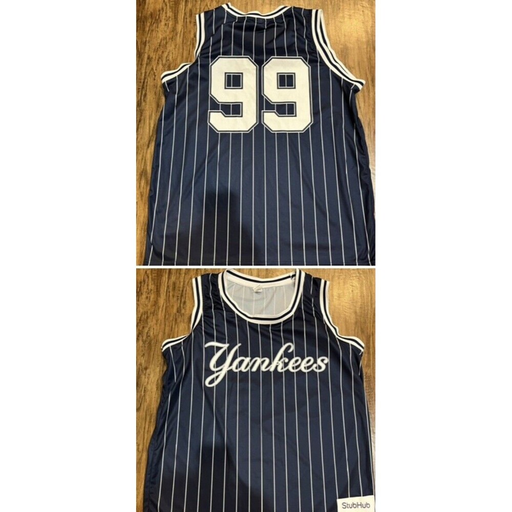 Aaron Judge New York Yankees Basketball Jersey #99 - Stubhub Men Size XL
